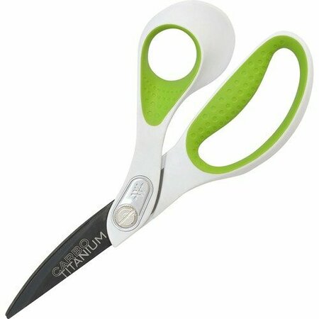 ACME UNITED Scissors, RH, Titanium-bonded Blades, 8in Bent, Gray ACM16446